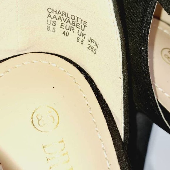 DREAM PAIRS Charlotte Open Toe High Stilettos Platform Party Heel Sandals 8.5 - Picture 9 of 9